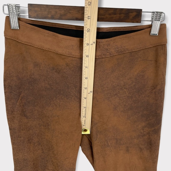 Free People Brown Vegan Suede Leggings Pants - Picture 6 of 9